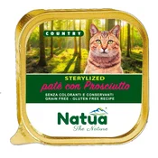 slomart NATUA Country Sterilised Ham - wet cat food - 100g