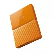 WD eksterni hard disk 1TB 2.5, USB 3.0, My Passport (Narandžasti) - WDBYNN0010BOR-WESN 2.5, USB 3.0, 1TB HDD