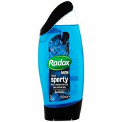 Radox Men Feel Sporty gel za prhanje in šampon 2v1 Watermint & Sea Minerals 250 ml