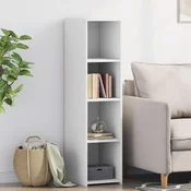 Visoka komoda bijela 30x41x124 cm od konstruiranog drva