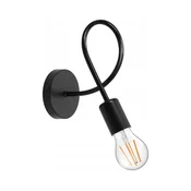 Zidna svetiljka 1xE27/20W/230V crna