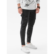 Ombre Clothing Moške jeans hlače Rent črna P1079