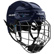 Hokejska čelada Bauer RE-AKT 155 Combo Navy Senior L