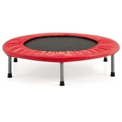 Costway Zložljivi mini trampolin z vzmetmi in oblazinjenim pokrovom, rdeč