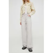 Levis kavbojke s širokimi hlačnicami ženske RIBCAGE WIDE LEG