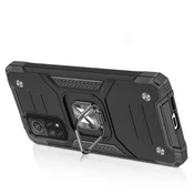 WOZINSKY Ovitek Wozinsky Ring Armor Hybrid + magnetno držalo za Samsung Galaxy A22 4G črne barve