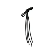 CXS Okrogle vezalke, 130 cm, črne