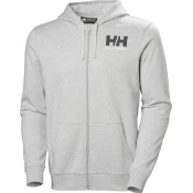 Helly Hansen HH Logo Full Zip Majica s kapuljacom Grey Melange M