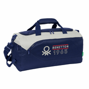 Sportska torba Benetton Varsity Siva Mornarsko plava 50 x 25 x 25 cm