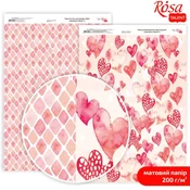Papirji za scrapbooking Love Mood A4 - No. 5