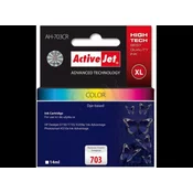 Activejet AH-703CR Ink (replacement for HP 703 CD888AE; Premium; 21 ml; colour)