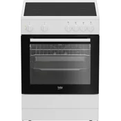 Beko elektricni štednjak FBS67000WD, 73l, bijela