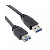 E-GREEN Kabl USB 3.0 A - USB A MF (produžni) 1.8m crni