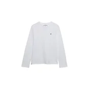 Superdry & Co Majica CLASSIC ESSENTIAL mornarska/bela