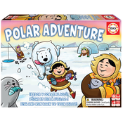 Društvena igra za djecu Polar Adventure Educa na engleskom jeziku Upecaj ribu i otrci u iglu! od 4 godine