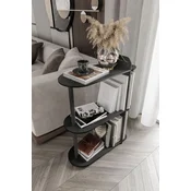 Hanah Home Polica za knjige Kaiteki, 24x82x8 cm, Crni