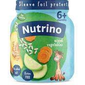Nutrino Kašica mešano povrce šargarepa, bundeva i tikvice sa pirincem, 125 g