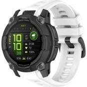 GS Silikonski pašček za Garmin Instinct 3 45 mm, bel