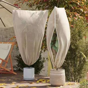 Pokrijte biljke od mraza flis pokrivacem 5 pcs Bež 1,8 x 1,2 m