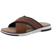 TOM TAILOR Nizki natikači marine/rjava