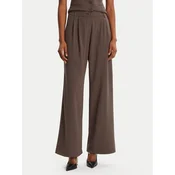 Bardot Hlače iz tkanine Sloane Straight 58620PB3 Rjava Regular Fit