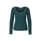 Hunkemöller Majica za spanje temno zelena
