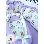 Bubamara037 Gnezdo za bebe Meda na oblaku, Lavanda