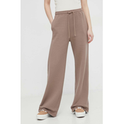 Homewear hlače Abercrombie & Fitch boja: smeđa, bez uzorka