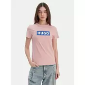 HUGO Majica Classic 50510772 Roza Slim Fit