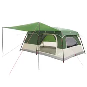 vidaXL vidaXL Družinski šotor Zelena 500 x 400 x 230 cm Poliester in jeklo, (5000309317)