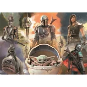 Trefl Puzzle Vojna zvezd - Mandalorian: Pripravljen na boj/200 kosov