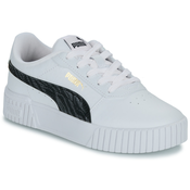 Puma Nizke superge Carina 2.0 Zebra PS Bela