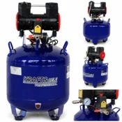 shumee Brezoljni kompresor modre barve 50L 1500W KD4096