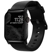 Pašček Nomad Modern Band - brown leather, black hardware - Apple Watch 41mm/42mm (NM01993285)