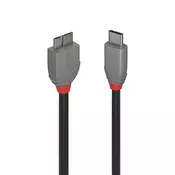 LINDY LINDY USB kabel USB 3.2 gen. 1 (USB 3.0) USB-C vtič\, USB-mikro-B 3.0 vtič 2.00 m črna 36622, (20561863)