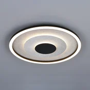 Reality Leuchten LED-stropna svetilka Yomo, črna, kovina, 3.000 K - Dnevna soba/jedilnica - Sodobni - črna, bela