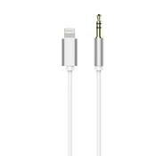 OEM AUX-kabel Lightning (moški) na 3,5-mm priključek (moški), bel