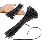 shumee Plastične kabelske vezice 4x200 mm