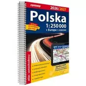 Atlas samochodowy Polska 1:250 000 w.2026/2027
