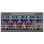 Mehanska žična tipkovnica Proove Sideswap z RGB osvetlitvijo, 87 tipkami in priloženim kablom - črna