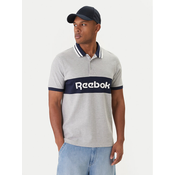 Reebok Polo majica Arter RK25548CCM Siva Regular Fit
