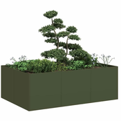 Sadilica maslinastozelena 120x80x40 cm od celika