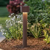 Arcchio LED-ulična svetilka Milten, 65 cm, rjava, IP65 - Sodobni - rjavo-rdeč - Aluminij