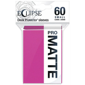 Štitnici za karte Ultra Pro - Eclipse Matte Small Size, Hot Pink (60 kom.)