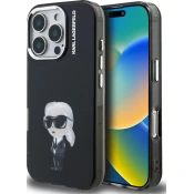 Karl Lagerfeld IML Aquarelle Karl Zadnji Pokrov za iPhone 16 Pro Max Black
