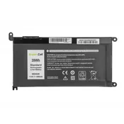 Green Baterija Green Cell DE150 za Dell prenosnike, Li-Po, 3400 mAh, 11.4 V, črna