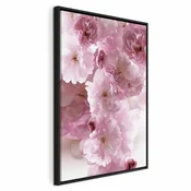 Slika - Flowery Glamour (1-part) - Flower Petals in Shades of Pink 80x120
