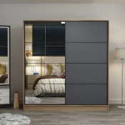 Hanah home Ormar Kale 220x210x52cm Bež
