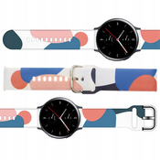 Hurtel Zaprega Moro za Samsung Galaxy Watch 45/46/47 mm, silikonski trak – vzorec 10