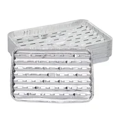 Northix Aluminijasti pladnji za žar set 25 kos perforirani